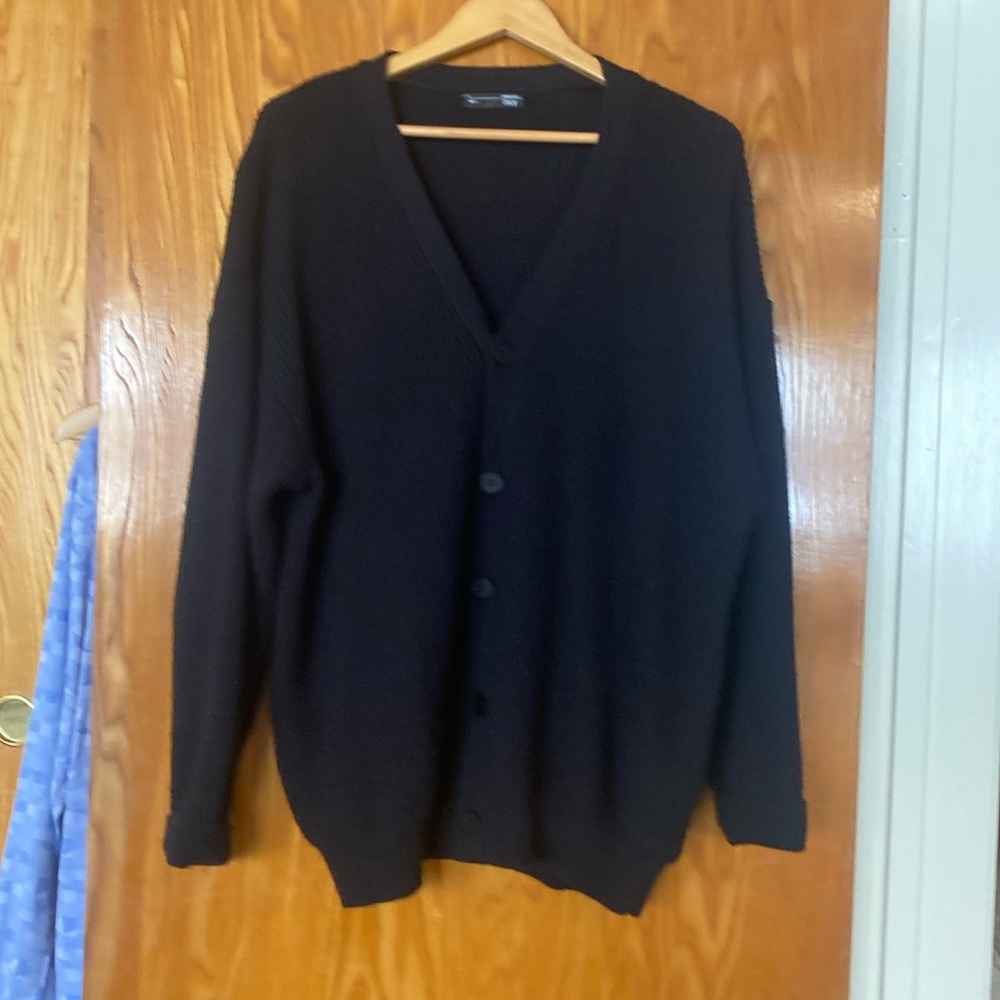 Mens Drop Shoulder Cardigan
